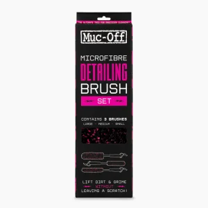 Muc-Off Microfibre Detailing Brush Set - Komplet mikrovlakninskih krtač za detajlno čiščenje