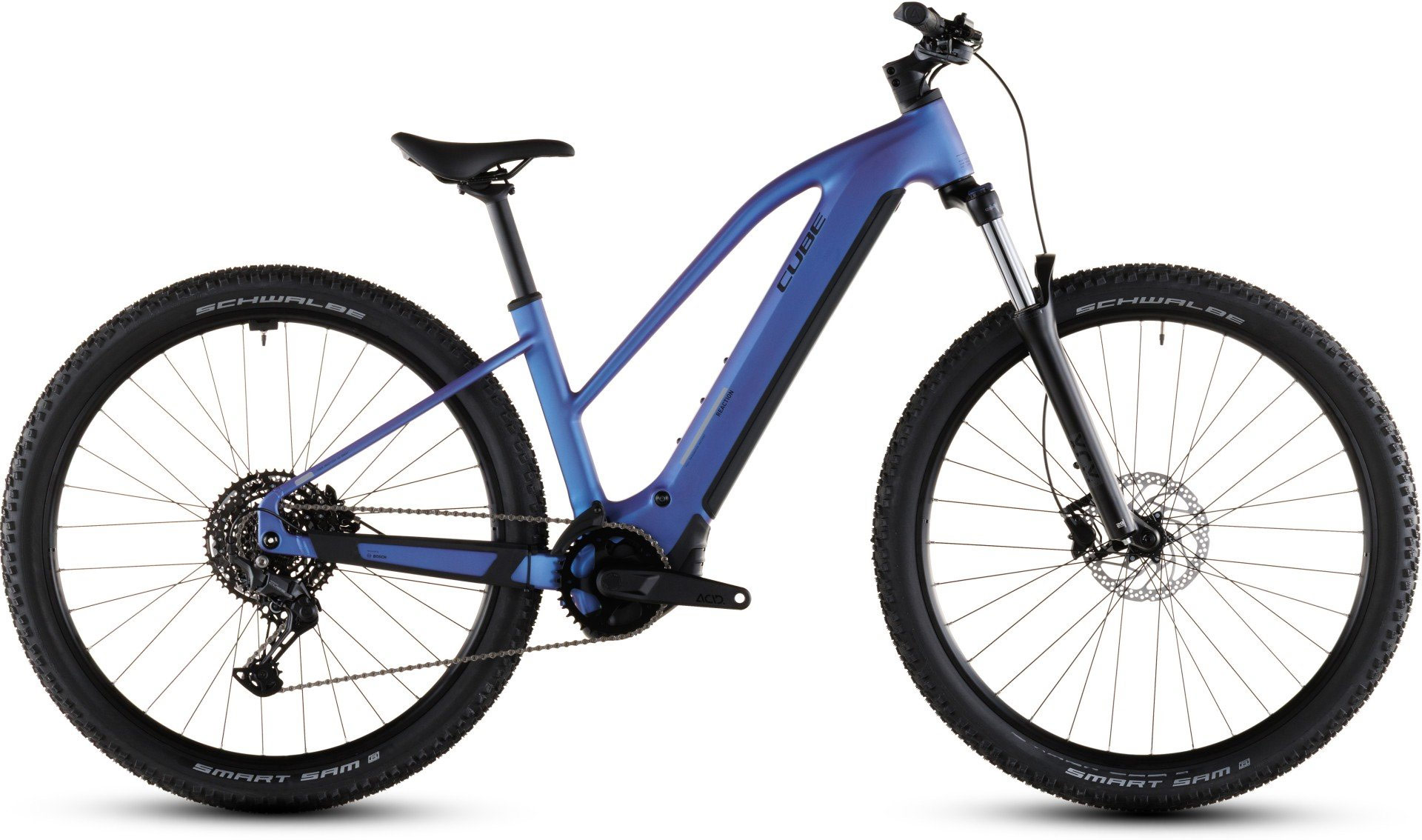 Cube kolo Reaction Hybrid ONE 800 modra (blueiris´n´reflect)